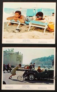 6j200 TWO FOR THE ROAD 5 color 8x10 stills '67 romantic images of Audrey Hepburn & Albert Finney!