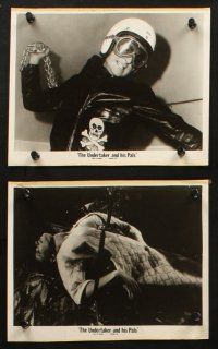 6j433 UNDERTAKER & HIS PALS 10 8x10 stills '66 a macabre story of 2 motorcycle nuts & their pal!