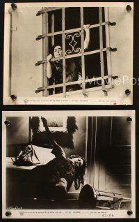 6j893 WHAT EVER HAPPENED TO BABY JANE? 3 8x10 stills '62 cool images of scared Joan Crawford!