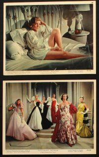 6j067 DESIGNING WOMAN 8 color 8x10 stills '57 Gregory Peck & sexy Lauren Bacall, Vincente Minnelli