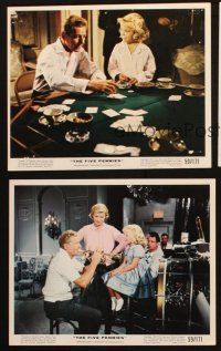 6j219 FIVE PENNIES 3 color 8x10 stills '59 Kaye & Barbara Bel Geddes, young Tuesday Weld, poker!