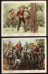 6j043 RAIDERS 10 color 8x10 stills '52 Conte & Lindfors, last furious days of gold mine wars!