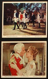 6j171 SCARLET COAT 7 color 8x10 stills '55 Cornel Wilde & Anne Francis, directed by John Sturges!