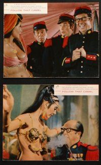 6j064 CARRY ON IN THE LEGION 8 color English FOH LCs '67 Phil Silvers, Follow That Camel!