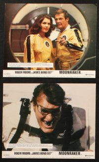 6j089 MOONRAKER 8 color English FOH LCs '79 Roger Moore as James Bond, Lois Chiles, Kiel
