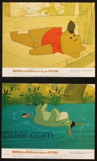 6j213 WINNIE THE POOH & A DAY FOR EEYORE 4 color English FOH LCs '83 Disney, great cartoon images!
