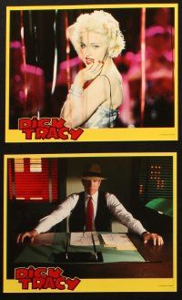 6j178 DICK TRACY 6 8x10 mini LCs '90 Warren Beatty, Madonna, Glenne Headley, Al Pacino!