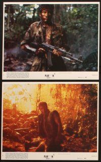 6j095 PLATOON 8 8x10 mini LCs '86 Oliver Stone, Tom Berenger, Willem Dafoe, Sheen, Vietnam War!
