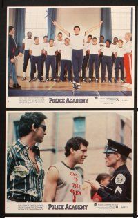 6j100 POLICE ACADEMY 8 8x10 mini LCs '84 Guttenberg, Kim Cattrall, Bubba Smith, Michael Winslow!