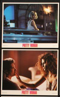 6j113 PRETTY WOMAN 8 8x10 mini LCs '90 sexiest prostitute Julia Roberts loves wealthy Richard Gere!