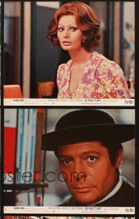 6j115 PRIEST'S WIFE 8 8x10 mini LCs '71 super sexy Sophia Loren & religious Marcello Mastroianni!