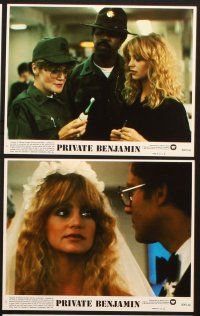 6j122 PRIVATE BENJAMIN 8 8x10 mini LCs '81 Eileen Brennan, Robert Webber, Goldie Hawn in the army!