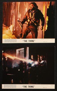 6j160 THING 8 8x10 mini LCs '82 John Carpenter, Kurt Russell, the ultimate in alien terror!