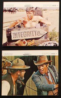 6j163 WATERHOLE #3 8 8x10 mini LCs '67 great close up of James Coburn smiling with cigar in hand!