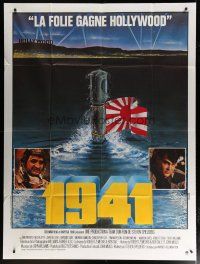6k538 1941 style B French 1p '79 completely different art of Japanese submarine in Hollywood!