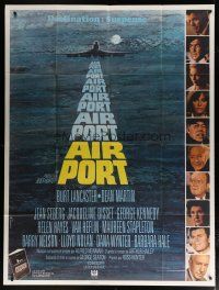 6k548 AIRPORT French 1p '70 Burt Lancaster, Dean Martin, Jacqueline Bisset, Jean Seberg & more!