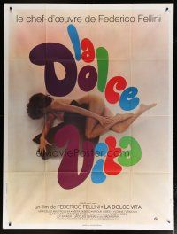 6k749 LA DOLCE VITA French 1p R70s Federico Fellini, completely different photo of naked woman!