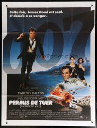 6k770 LICENCE TO KILL French 1p '89 Timothy Dalton as James Bond, he's out for revenge!