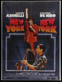 6k823 NEW YORK NEW YORK French 1p '77 Robert De Niro plays sax while Liza Minnelli sings!