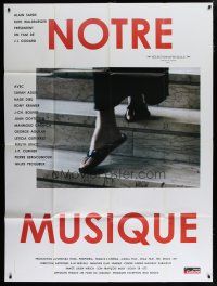 6k832 NOTRE MUSIQUE French 1p '05 Jean-Luc Godard, giant close up of Sarah Adler's feet!