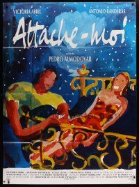 6k955 TIE ME UP! TIE ME DOWN! French 1p '90 Pedro Almodovar's Atame!, art by Bielikoff & Delhomme!