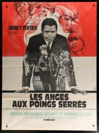 6k957 TO SIR, WITH LOVE French 1p '67 art of Sidney Poitier by Georges Kerfyser, James Clavell!
