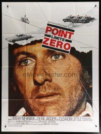 6k979 VANISHING POINT French 1p '71 car chase cult classic, cool completely different image!