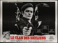 6k508 SICILIAN CLAN French 8p '69 Verneuil's Les Clan des Siciliens, Jean Gabin, Alain Delon