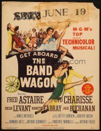 6k280 BAND WAGON WC '53 great image of Fred Astaire & sexy Cyd Charisse showing her legs!
