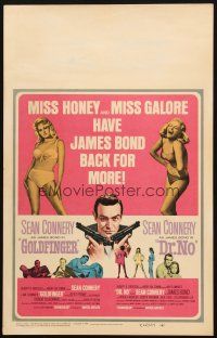 6k362 GOLDFINGER/DR. NO WC '62 Sean Connery as secret agent James Bond, sexy Ursula Andress!