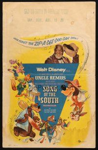 6k481 SONG OF THE SOUTH WC R56 Walt Disney, Uncle Remus, Br'er Rabbit & Br'er Bear!
