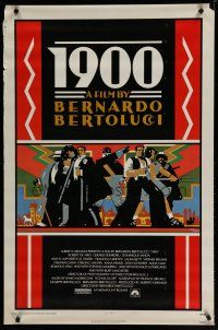 6m022 1900 1sh '77 Bernardo Bertolucci, Robert De Niro, cool Doug Johnson art!