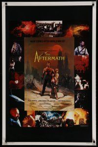 6m040 AFTERMATH style A 1sh '82 Danforth art, Sid Haig, what comes after World War III?