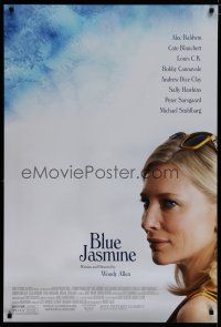 6m124 BLUE JASMINE 1sh '13 Alec Baldwin, wonderful close-up of Cate Blanchett!