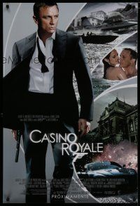 6m158 CASINO ROYALE Spanish/U.S. advance DS 1sh '06 Daniel Craig as James Bond & sexy Eva Green!