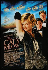 6m160 CAT'S MEOW DS 1sh '01 Bogdanovich, Kirsten Dunst as Marion Davies, Eddie Izzard as Chaplin!