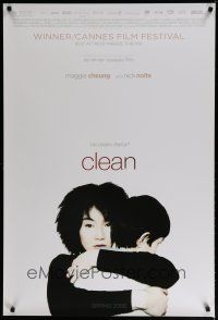 6m174 CLEAN advance 1sh '04 Maggie Cheung, Nick Nolte, Beatrice Dalle, cool image!