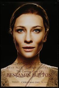 6m189 CURIOUS CASE OF BENJAMIN BUTTON teaser DS 1sh '08 great portrait of pretty Cate Blanchett!