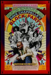 6m206 DAVE CHAPPELLE'S BLOCK PARTY 1sh '05 Kanye West, Mos Def, Talib Kweli!