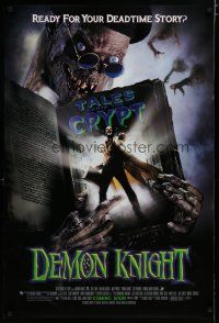 6m219 DEMON KNIGHT advance DS 1sh '95 Billy Zane, Tales from the Crypt, Crypt-Keeper, Billy Zane!
