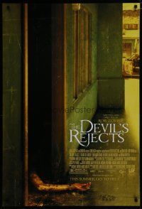 6m221 DEVIL'S REJECTS advance DS 1sh '05 gruesome horror directed by Rob Zombie, wild image!