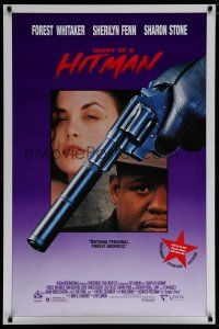 6m222 DIARY OF A HITMAN 1sh '91 Forest Whitaker, Sharon Stone, sexy Sherilyn Fein!