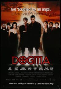 6m230 DOGMA 1sh '99 Kevin Smith, Ben Affleck, Matt Damon, get 'touched' by an angel!