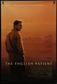 6m253 ENGLISH PATIENT 1sh '96 Ralph Fiennes, Best Picture winner directed by Anthony Minghella!