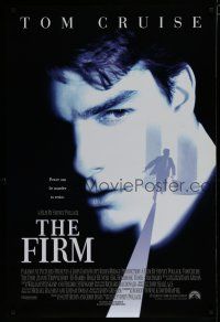6m286 FIRM int'l DS 1sh '93 Tom Cruise on the run, Sydney Pollack directed, lawyers!