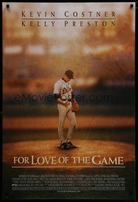 6m293 FOR LOVE OF THE GAME DS 1sh '99 Sam Raimi, great image of baseball pitcher Kevin Costner!