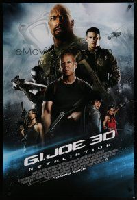 6m309 G.I. JOE: RETALIATION int'l advance DS 1sh '13 Bruce Willis, Adrianne Palicki, Dwayne Johnson!