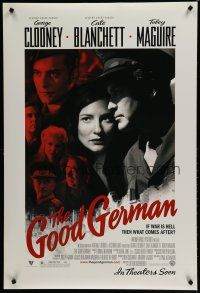 6m332 GOOD GERMAN advance DS 1sh '06 Steven Soderbergh directed, Clooney & pretty Cate Blanchett!