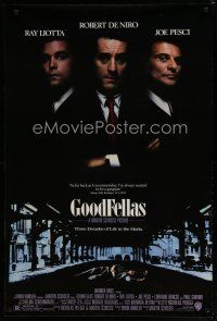 6m333 GOODFELLAS 1sh '90 Robert De Niro, Joe Pesci, Ray Liotta, Martin Scorsese!