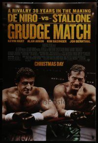 6m355 GRUDGE MATCH advance DS 1sh '13 Robert De Niro & Sylvester Stallone in boxing ring!